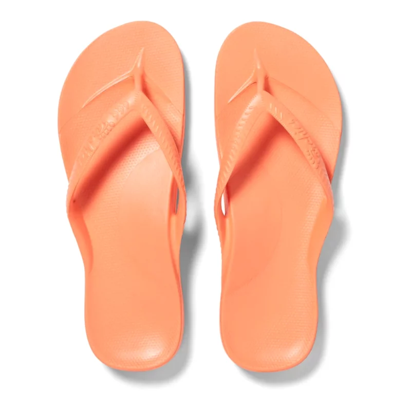 Archies Women Thongs Arch Support Flip Flop Sandals Peach